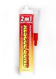 Rescue Bond - All in 1 Industrial Hybrid Adhesive & Sealant, Suitable for Any Material! Made by Rescue Tape (White Cartridge)