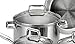 T-fal Stainless Steel Cookware, Multi-Clad, Dishwasher Safe and Oven Safe Cookware Set, Tri-Ply Bonded, 12-Piece, Silver, Model E469SC