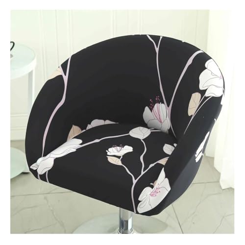 XGANGM Curved Bar Chair Covers Slipcovers with U Backs and Arms Set of 2/4/6/ Stretch Swivel High Bar Stool Slipcovers Protector for Counter Kitchen Dining Room Pub Stool Cover,A24,2PCS