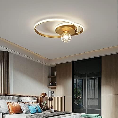 Plafonnier LED dimmable extra-plat en aluminium rond pour salon - 2