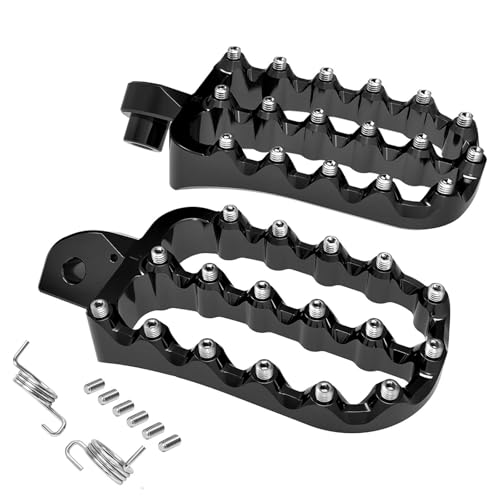 Repose pieds moto Kawasaki KLR 650 idéal pour le voyage et le tout-terrain