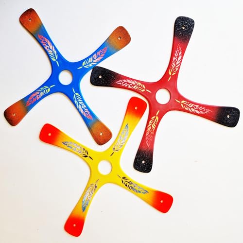Boomerang S-Quad, Boomerang pour débutant ou Bon Lanceur, créé par Le Champion du Monde, Facile à Lancer, Sport de Plein air, d'une portée de 20 mètres, respectez Les consignes (Rouge) – vue 7