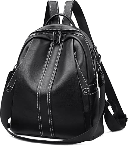 Image of Women High Qulity Multipurpose Backpack Handbag Purse, Travel Backpack Shoulder Bag for Ladies,Girls,Unisex