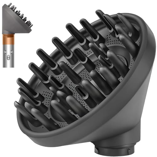 Dyson Airwrap Styler HS01/HS05/HS08�p�̃A�b�v�O���[�h���ꂽ��^�f�B�t���[�U�[�A�^�b�`�����g- ��葬�����������A�J�[���w�A���`����m�Y�� �w�A�h���C���[�f�B�t���[�U�[�A�^�b�`�����g�A�G�A���b�v�A�^�b�`�����g�p�ϔM�f�B�t