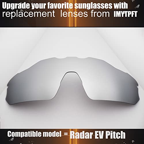 Objectifs Radar EV Pitch avec verres teintés rouge et titane rechange taille unique - 4