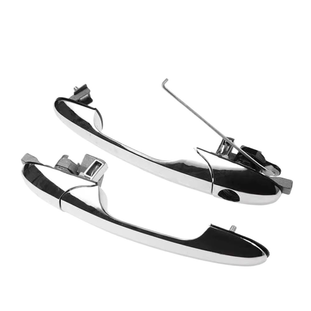 RAtsch Car Side Exterior Door Handle 735592026 Exterior Door Handle 735592012 for 500 2007-2020 for Alfa for Romeo for 147 2000-2010(1 Pair)