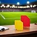 Galepromot 10Pcs Red Yellow Referee Card Set Sports Soccer Referee Warning Cards for Football Soccer Coach and Referee Scorebooks