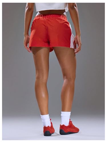 SOLY HUX Women's Summer Side Striped Mini Shorts Elastic Waist Lounge Workout Loose Short Pants 5