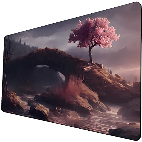 Fantasy Black Lotus Tcg Playmat, 24 X 14 Inches Game Mat For Mtg Dtcg Ccg Rpg Trading Card Game Playmats Smooth Surface Battle Game Rubber Collection Cool 15 #TOP19