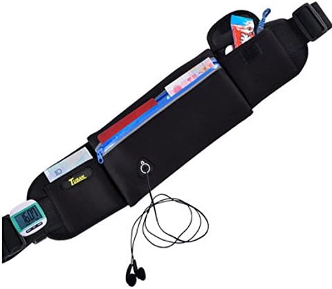 Tila Running Belt, Waste Pack Belt, Exercise Runner Belt for Running, Hiking, Traveling, Jogging