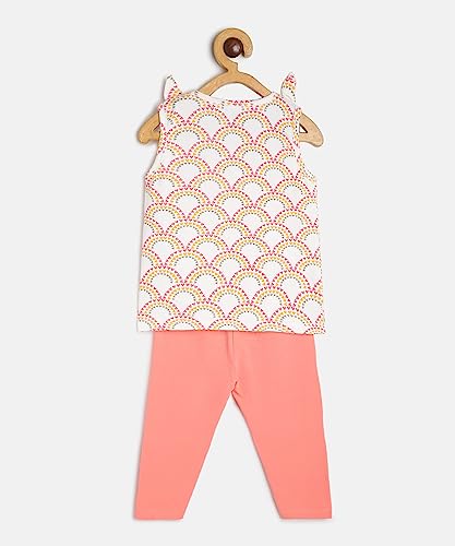 Image of miniklub Baby Round Neck Full Sleeve Full Length Knitted Cotton Clothing Set, Pack of 2 (Light Pink Color)