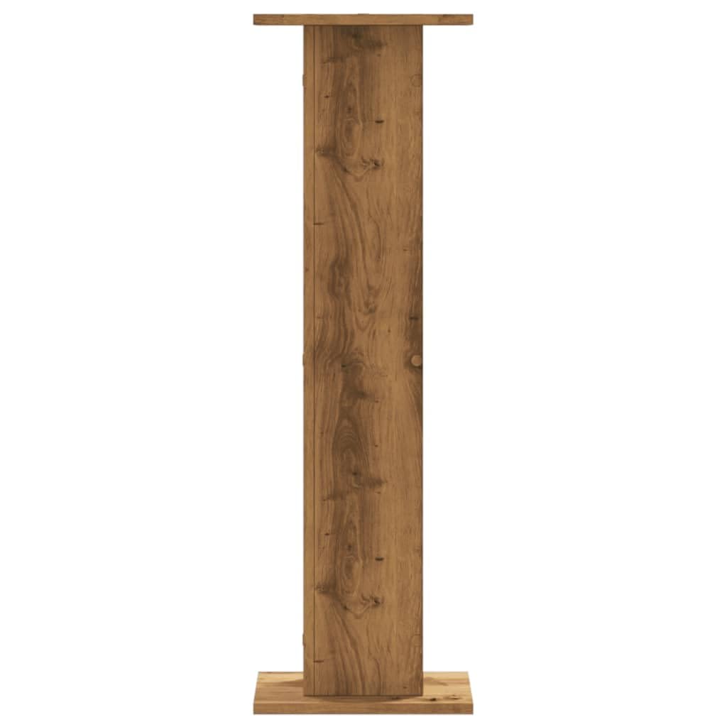 vidaXL Soportes para plantas 2 uds madera roble artisian 30x30x95 cm