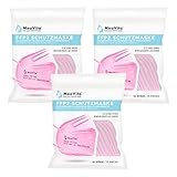 Der in der Maske verarbeitete Vliesstoff sorgt für ein angenehmes Atmen