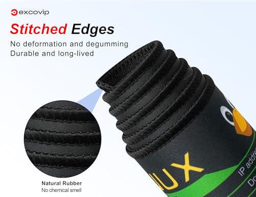 Excovip Linux-Kommandozeile Mauspad - Erweitertes Großes Cheat Sheet mit Verknüpfungen und Tastaturkürzel für Programmierer 800x300mm