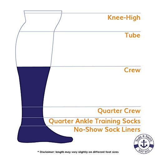 Yacht & Smith Case Pack of 360 Pairs Of 14 Inch Wholesale Kids Tube Socks, Cotton Bulk Sport Socks Size 4-6 (White)2