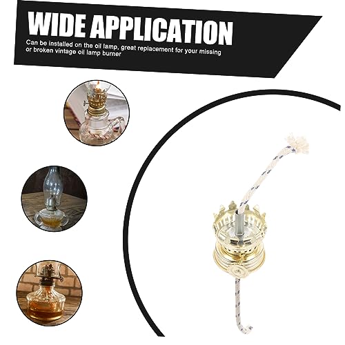 Support de cheminée de e à huile mèche coton pour lampe à mazout