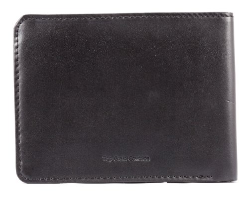 Big Skinny Men's Leather L-Shape Wallet Black4