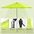 Tempera 10ft Patio Market Outdoor Table Umbrella with Push Button Tilt and Crank,Large Sun Umbrella with Sturdy Pole&Fade Resistant Canopy,Easy to Set,Apple Green