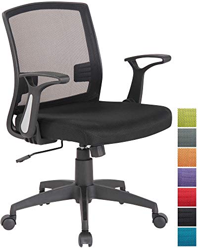 CLP Silla De Oficina Renton Tapizado De Microfibra