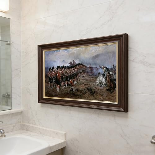 Poster The Thin Red Line Robert Gibb 20x30 cm impression sur toile avec cadre suspendu pour mur - 5