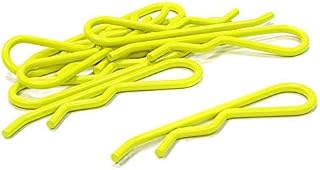 Integy RC Model C26257ORANGE Florescent Color Bent-Up Body Clips (8) for 1/5 & 1/4 Size Vehicles(LxW=46x11mm)