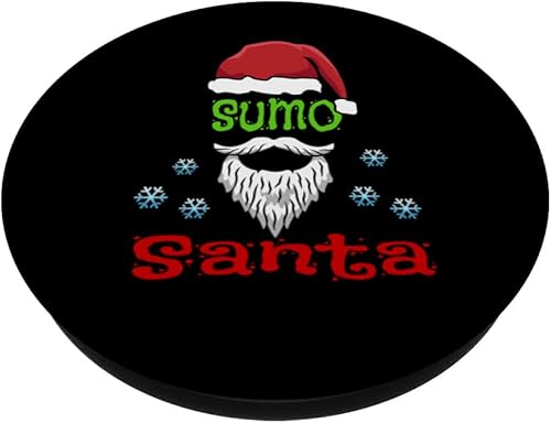 Miniatura 2 de Sumo Instructors - Disfraz de Navidad perezoso  Sumo Santa PopSockets intercambiable PopGrip