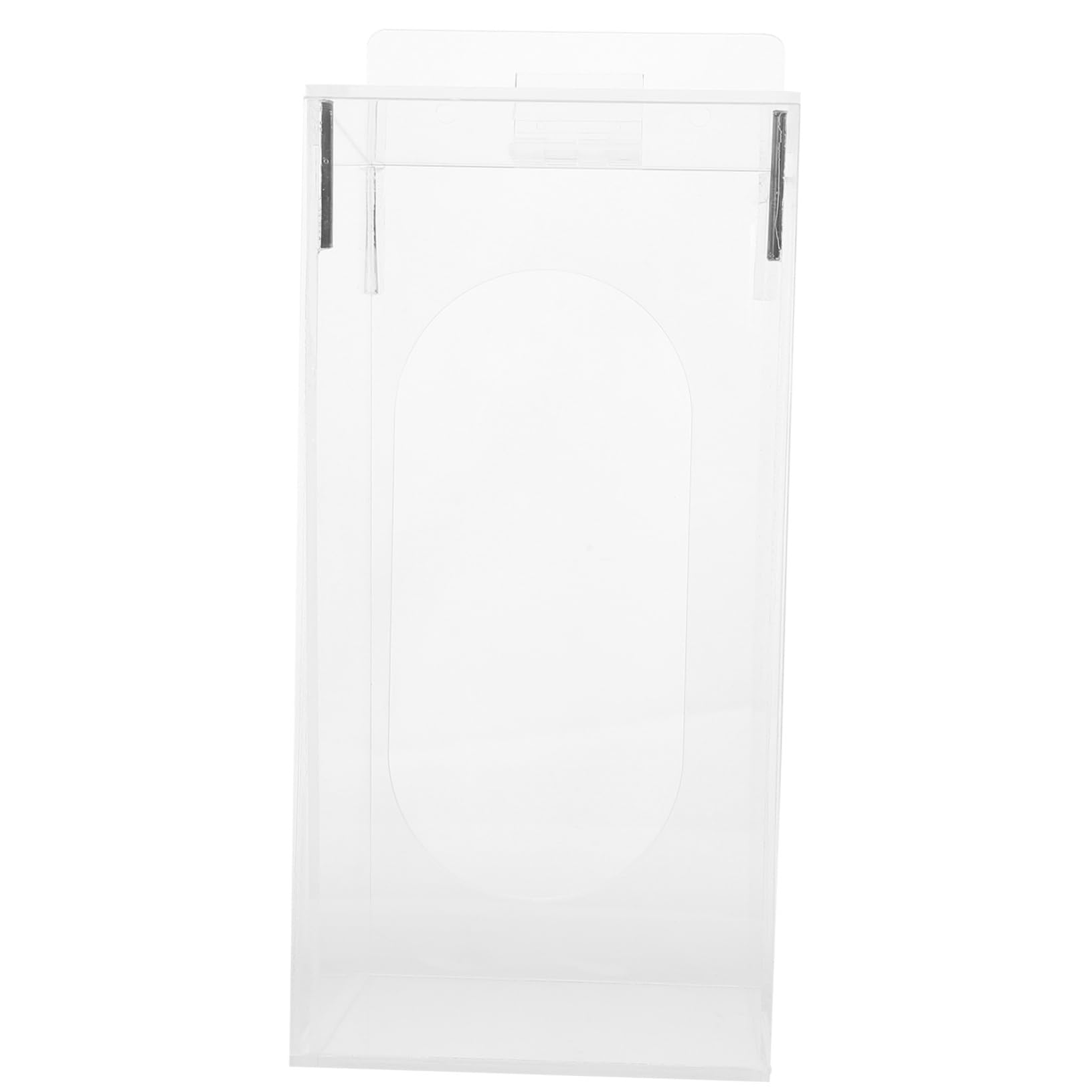 Happyyami Elegant Wall-Mounted Glove Storage Rack Acrylic Mask Dispenser Box for Schools Workplaces