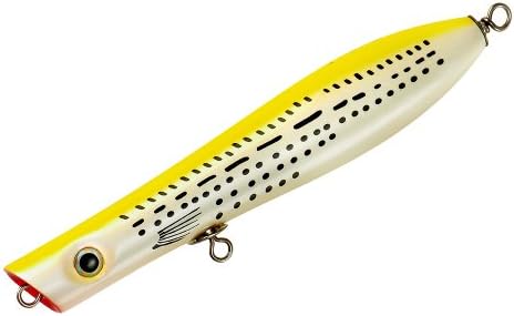 Creek Chub Pin Popper Fishing Lure, Yellow Croaker, 6 1/2-Inch
