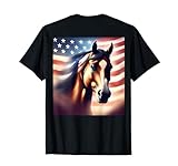Horse With American Flag Spot