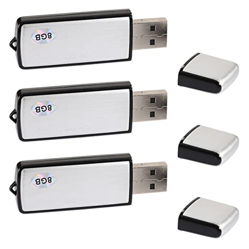 Enregistreur vocal clé USB 8 Go mini dictaphone espion et microphone de conférence