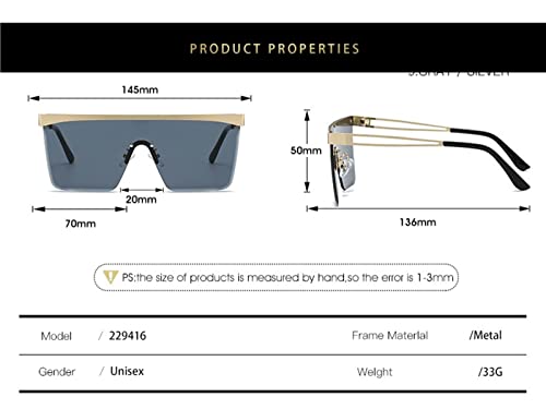 GAOXIN Large Frame Men and Women Sun Shading Sunglasses Outdoor Beach Vacation (Color : B, Size : Medium)4