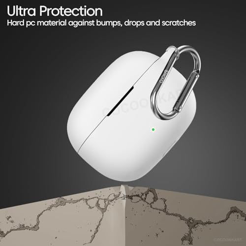 Image of Soft Silicone Case Cover for Realme Buds T310 | Buds N1 - White