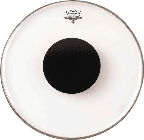 Remo CS0317-10 Clear Controlled Sound Drum Head -17-Inch - Black Dot on Top