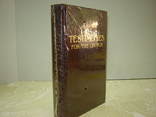 Testimonies for the Church VOLUME FIVE : Compri... B002KLZYMG Book Cover