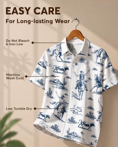 Image of 99TIMORO Funny Movie Mens Hawaiian Shirts Button Down Short Sleeve