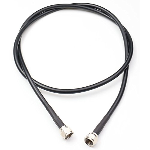 Best Quality 🔥 ANHAN Coax Audio Video TV Antenna Cable,F Male to F Male Coaxial Cables RG58 Jumper Wires 2.78 Ft/85cm 1Pack