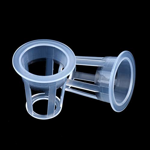 Moistenland Hydroponics Mesh Net Cup Pots Basket, Lightweight Economy Net Pot Cups Replacement Grow Basket for Hydroponic and Aquaponics Grow System 24 Pcs