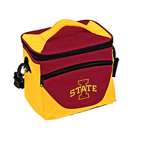 Logo Brands NCAA Iowa State Cyclones Unisex Adult Halftime Lunch Cooler Bag with Front Dry Storage Pocket and Shoulder Strap, One Size, Multicolor
