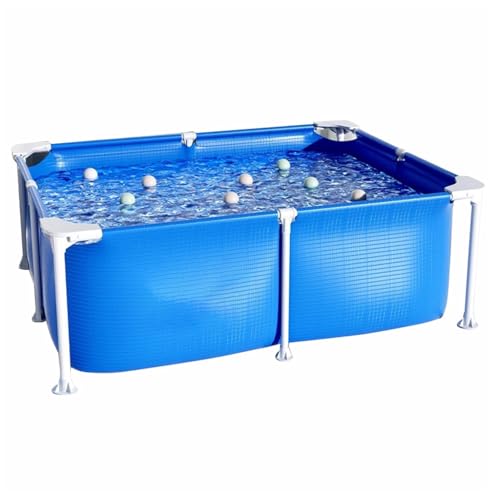 Easnuroz Piscinas De Marco Piscina Rectangular De Metal 120 150 180cm Piscina Plegable Con Estructura For Patio Interior Y Exterior Fácil De Montar 150 105 45cm Easnuroz Piscinas De Marco Piscina Rectangular De Metal 120 150 180cm Piscina Plegable Con Estructura For Patio Interior Y Exterior Fácil De Montar 150 105 45cm