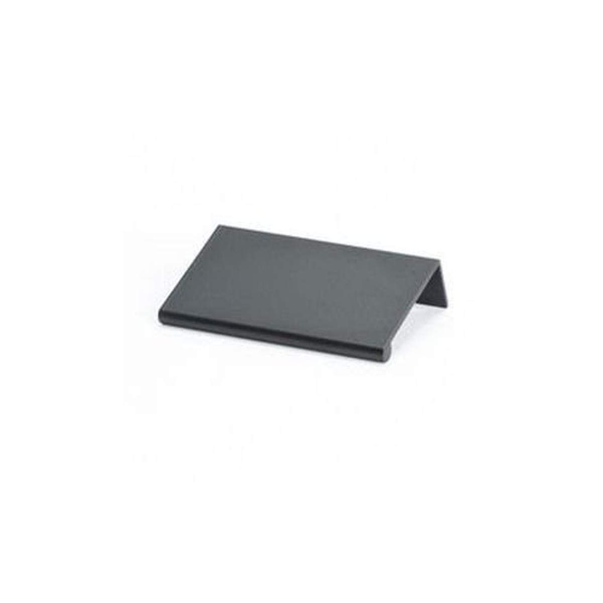Berenson Bravo Finger Cabinet Pull, 3" Length, Satin Black