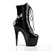 Pleaser Women's Adore-1020/B/M Boot,Black Patent,6 M US