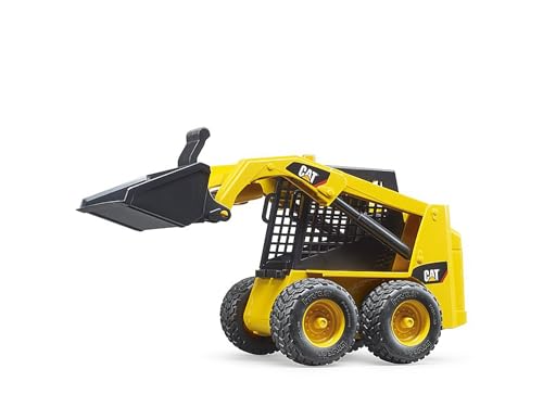 bruder Plastic Skid Steer Loader, Pack Of 1, Yellow/black