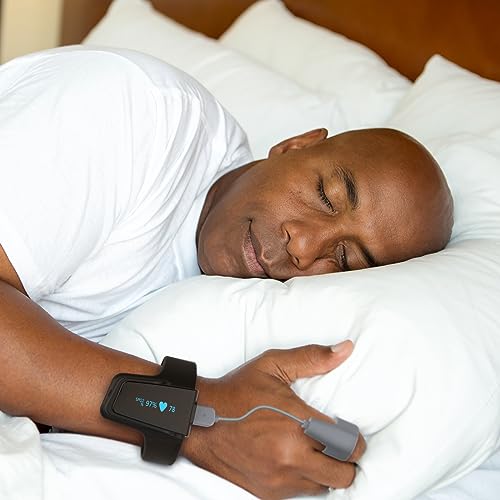 Continuous-Wrist-Pulse-Oximeter-Blood-Oxygen-Saturation-Monitor-with-Smart-reminder-Bluetooth-72-Hours-Endurance-Tracking-SpO2-and-Pulse-Rate-Checkme-O2-Max-with-PC-Software-APP