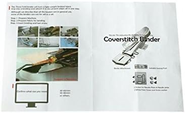 Sew-link Top Fold Bottom Raw Coverstitch Binder Set for Pfaff Coverlock 3.0, 4.0 Machines