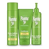 Plantur 39 Stressed Hair 3-Step System - Phyto-Caffeine Shampoo, Conditioner, Tonic for Colored, Stressed Hair