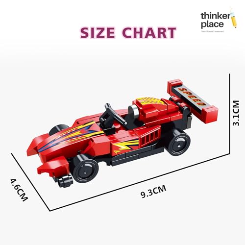 Image of Crimson Hero | F1 Pull Back | STEM Learning: Learn About Potential Energy | Educational Toy for Kids 7+