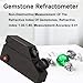 WGFXYBFY Portable Jewelry Refractometer - Gemstone Tester, Refractive Index 1.30-1.81 / Accuracy: 0.01, Lab Refractometers Testing Tools for All Gemstones