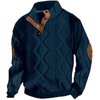 Generisch Jersey para hombre vintage con patrón trenzado, para