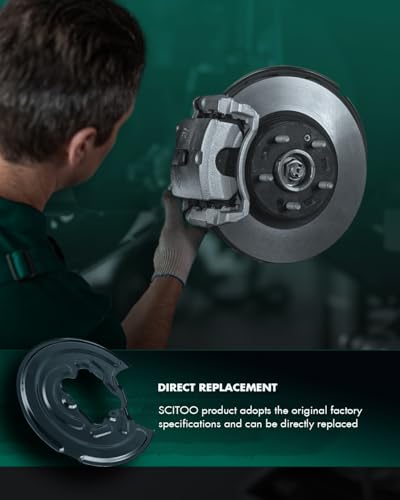 Image of SCITOO DG1Z2C029A Brake Dust Shield Rear Left For Ford For Explorer 2013-19 | For Ford For Flex 2013-2019,For Ford For Taurus 2013-2019,For Lincoln For MKT 2013-2019,1PC DG1Z-2C029-A