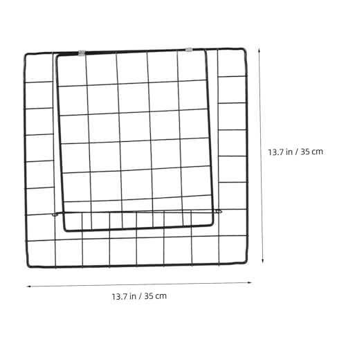 DINHEAROM Katzenkäfigtür Aus Draht 13.78X13.78In DIY Haustierzauntür Für Hunde Und Katzen Einfach Zu Montieren Vielseitiges Drahtkäfigzubehör Für Kleintiere